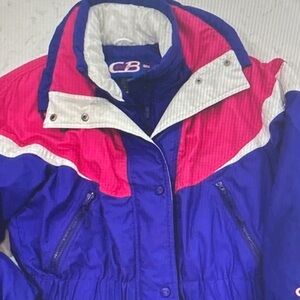 CB Women's Blue and Red Ski Jacket